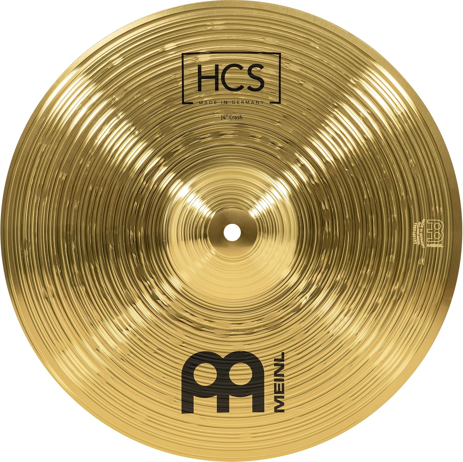 Meinl Percussion 14&Acirc;&euro; Crash Cymbal &Acirc;&euro;&ldquo; HCS Traditional Finish Brass for Drum Set Use, Made in Germany (HCS14C) image number 4