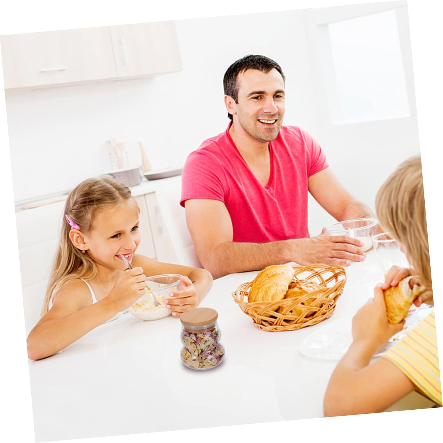 FUNOMOCYA Portable Tea Can Lid for Home Travel Use Tea Canister for Storage Featuring Secure Seal as Snack Jar Storage Box image number 1