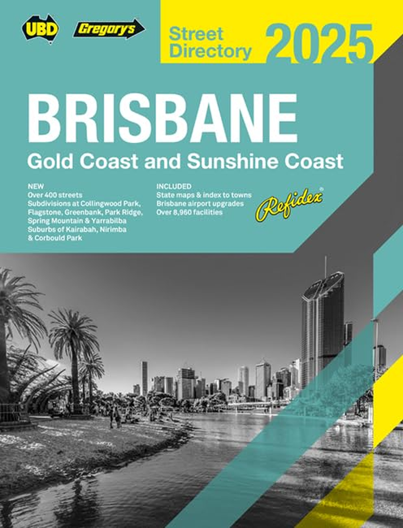 Brisbane Refidex Street Directory 2025 69Th