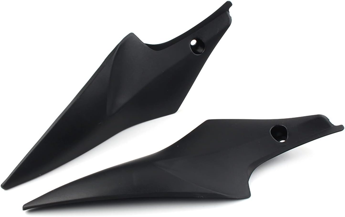 Jfqm Motorbike Tank Side Fairing Panel Gas Trim Cover Cowl 2Pcs Fit for Suzuki GSXR600 GSXR750 2006 2007 Black ABS image number 5
