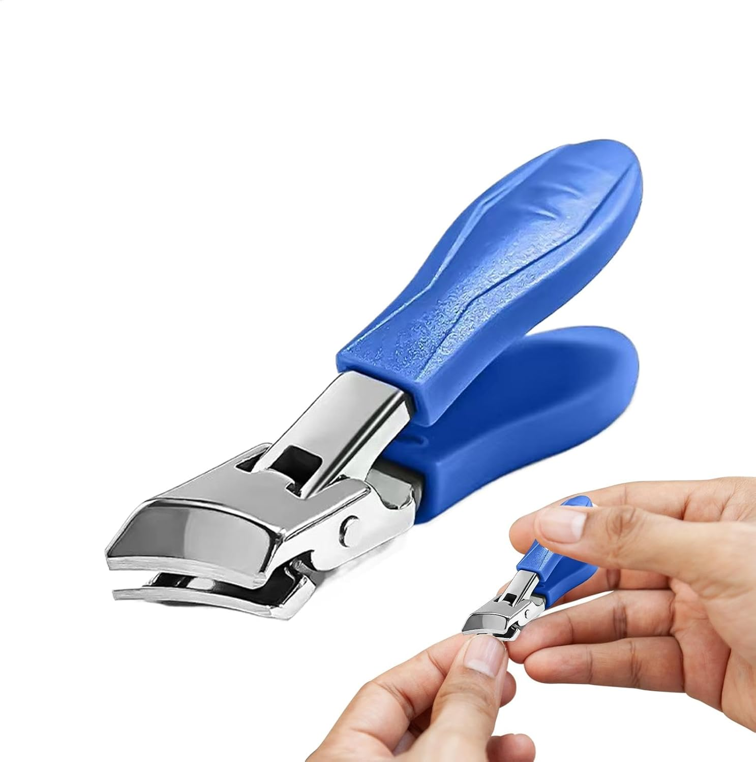 Thick Toenails Scissors,Wide Jaw Opening Heavy Duty Toenail Scissors | Anti-Splash Manicure Pedicure Nail Tools Non-Slip for Women Men for Dormitory, Traveling image number 4