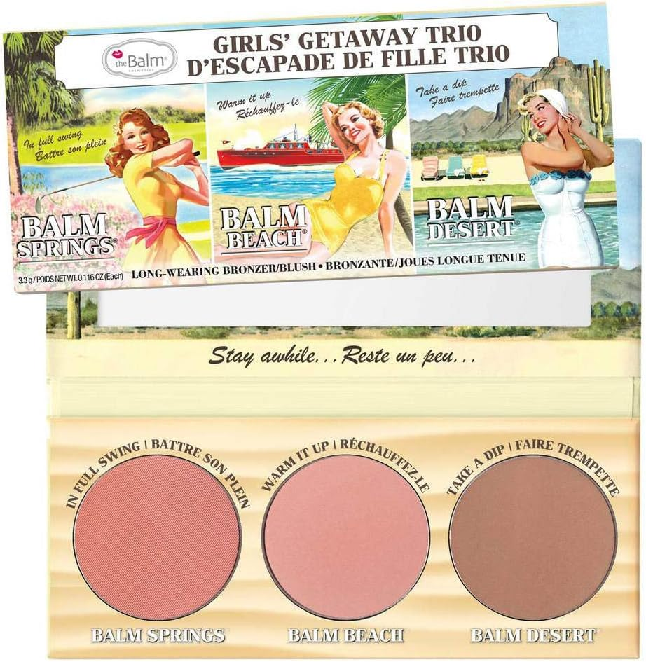 Thebalm - Girls Getaway Trio Long-Wearing Bronzer/Blush