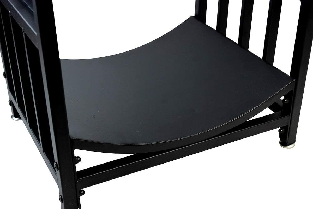 INNO STAGE Wrought Iron Log Rack, Firewood Storage Holder, Heavy Duty Fireside Log Bin for Fireplace Stove Accessories image number 4