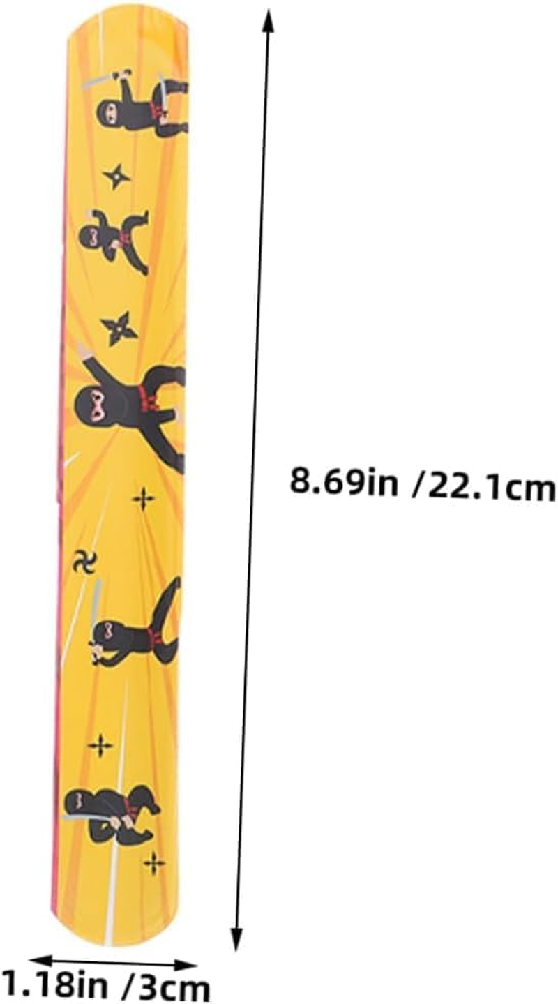 Ninja Themed Pat Ring Slap Bracelets,Ideal Halloween Party Supplies, Candy Bracelets, and Party Favors in PVC(24PCS) image number 5