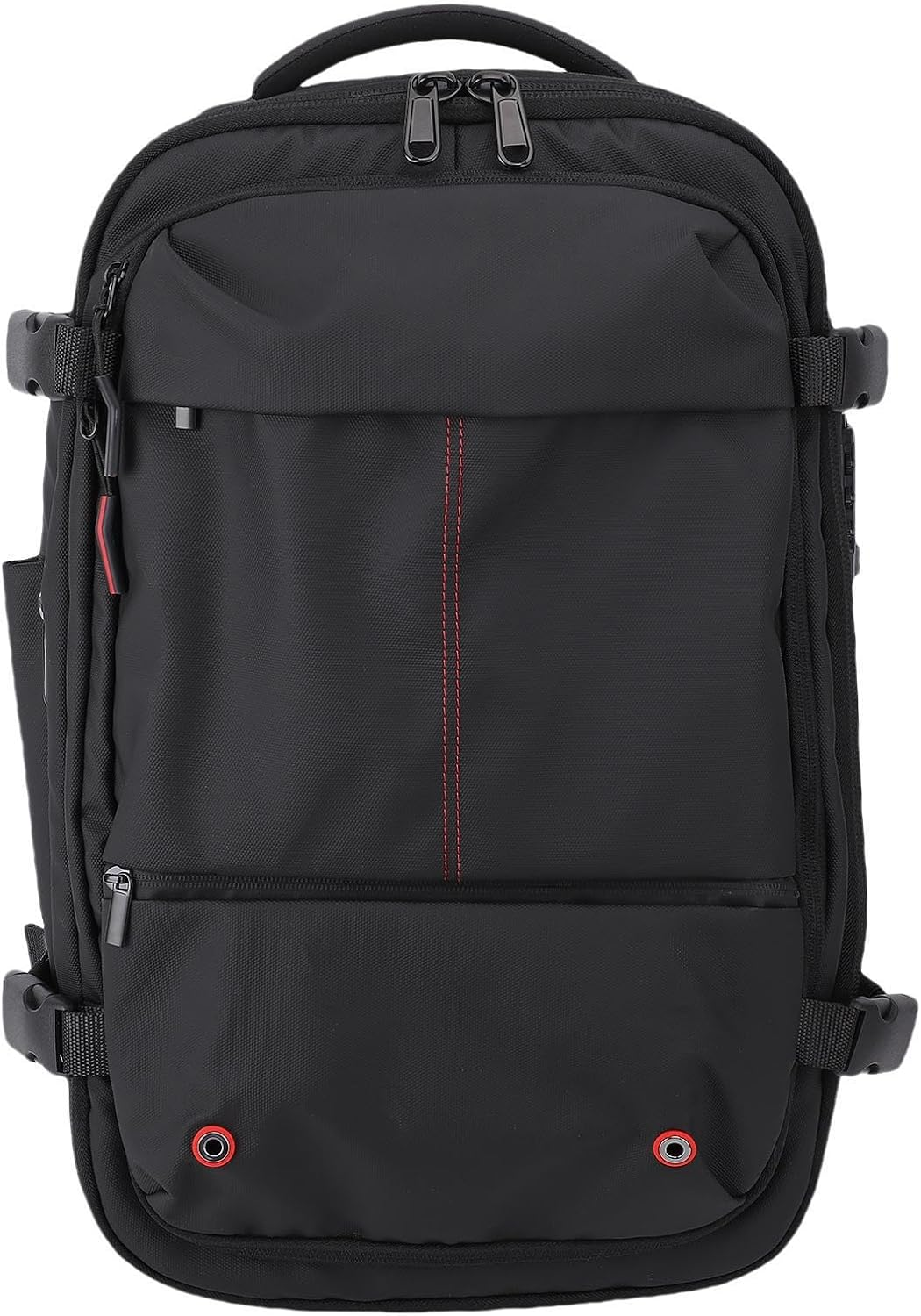 60L Vacuum Backpack Water Expandable with Password Lock & Type C Interface for Travel, 17 Inch Laptop Bag image number 2