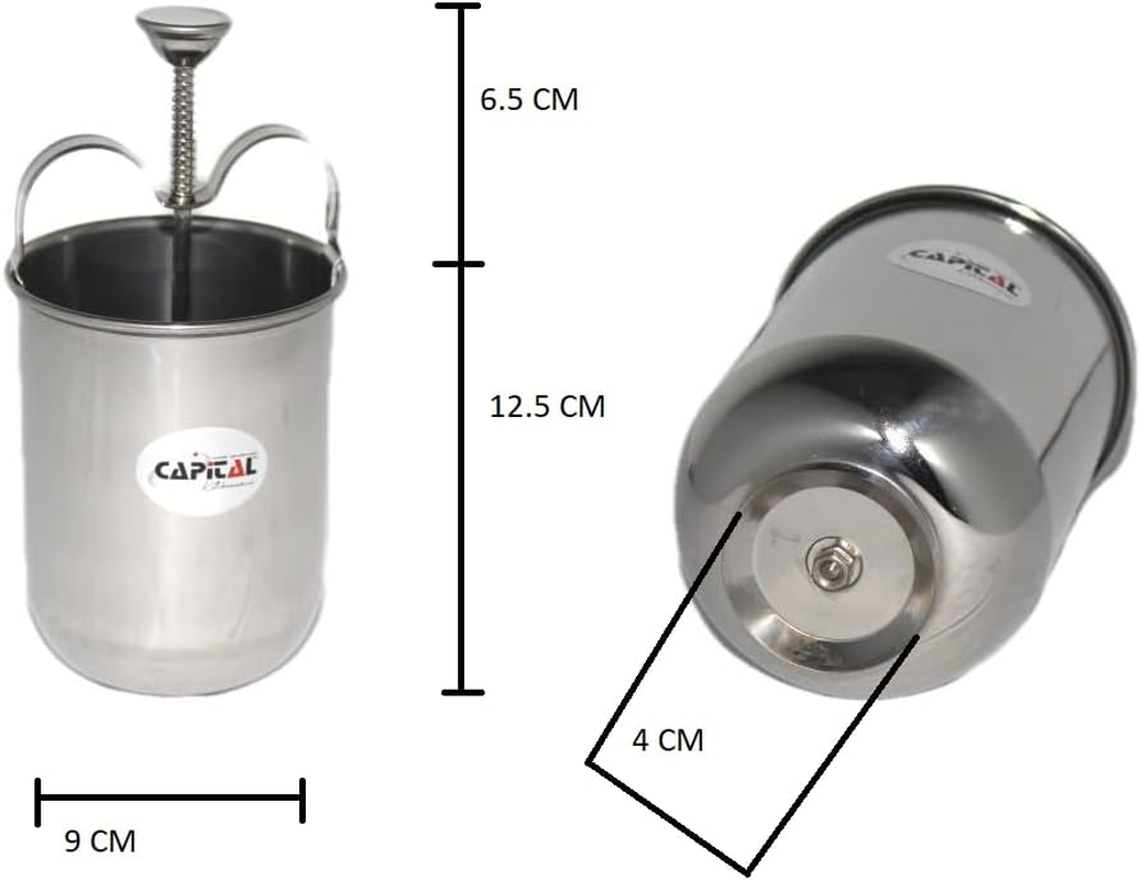 Donut Maker Dispenser Dropper Stainless Steel DONUTS, Doughnuts MAKER & Stand Manual Dispenser with Press Handle image number 2