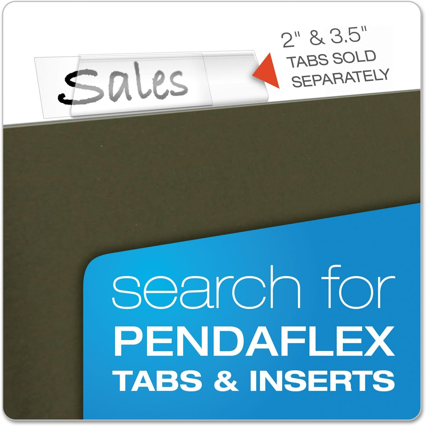 Pendaflex Essentials Hanging Folders, Letter Size, No Tabs, Standard Green, 25 per Box (81600) image number 3