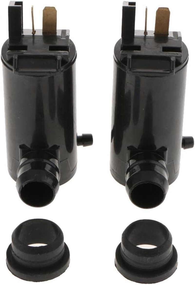 Prasku 2 Pieces Universal Car Auto Windscreen Window Washer Pump image number 3