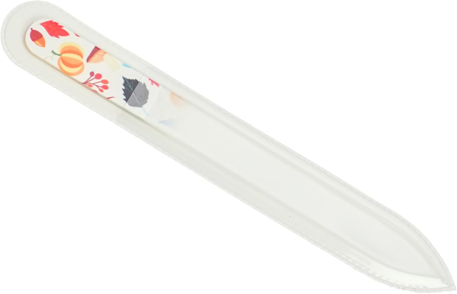 Double Sided Glass File Etched in Tempered Glass Pumpkin Length 13.5Cm image number 2