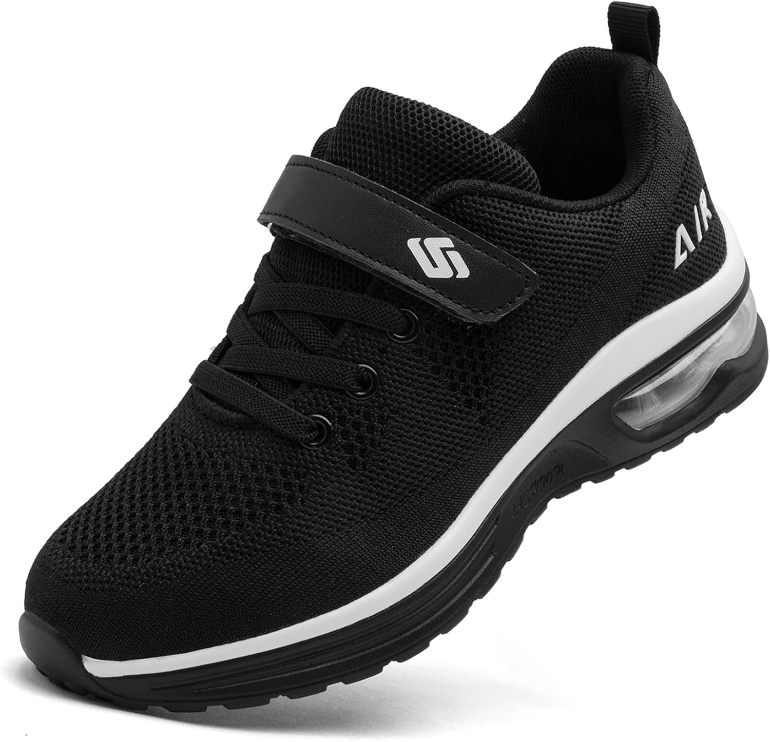 Xikoro Kids Sneakers Boys Girls Air Cushion Athletic Running Trainers Lightweight Breathable Walking Sports Tennis Shoes