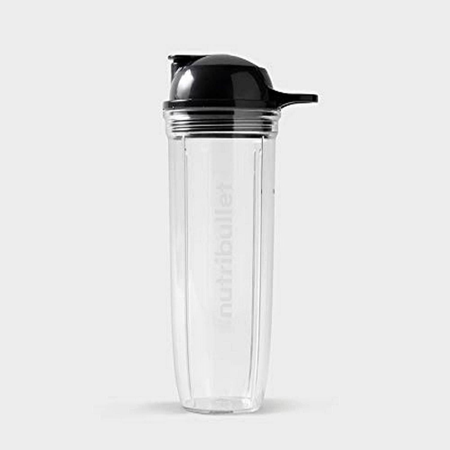 Nutribullet 32 Oz Cup with To-Go Lid, Clear/Black