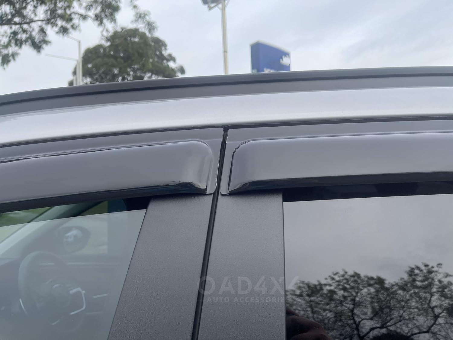 OAD4X4 Weathershields Compatible with Hyundai Tucson 2021-Onwards, Weather Shields Window Visors Wind Deflectors Sun Rain Guard 6PCS Set