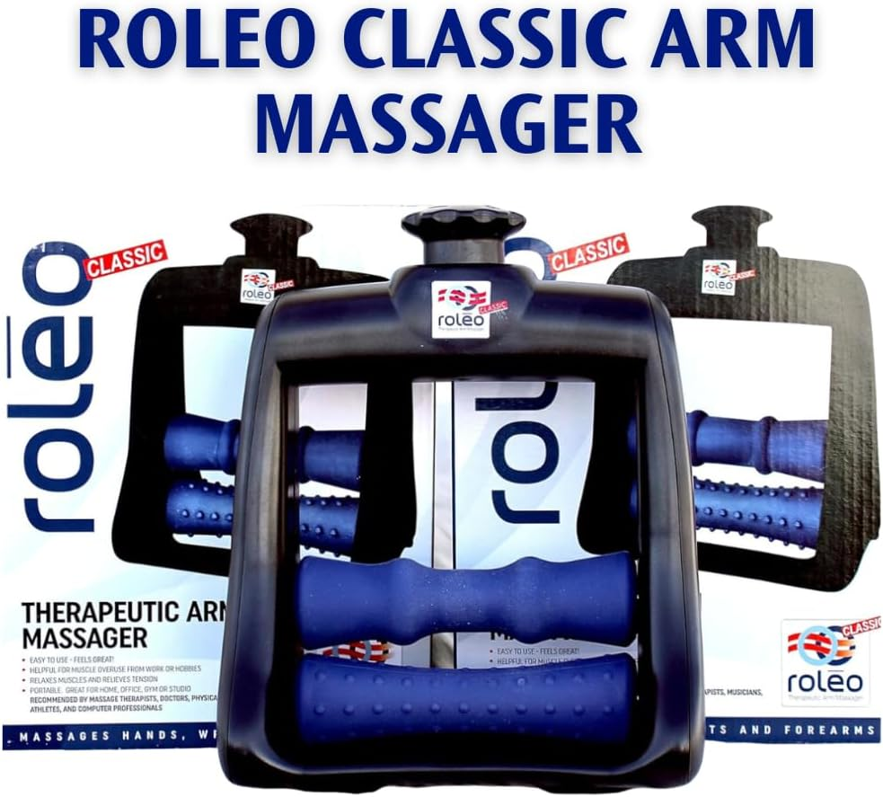 Roleo Tennis Elbow Trigger Point Massager - Arm Massager for Tennis Elbow Treatment and Golfer'S Elbow Treatment - the Carpal Solution Forearm and Hand Massager for Muscle Pain Relief