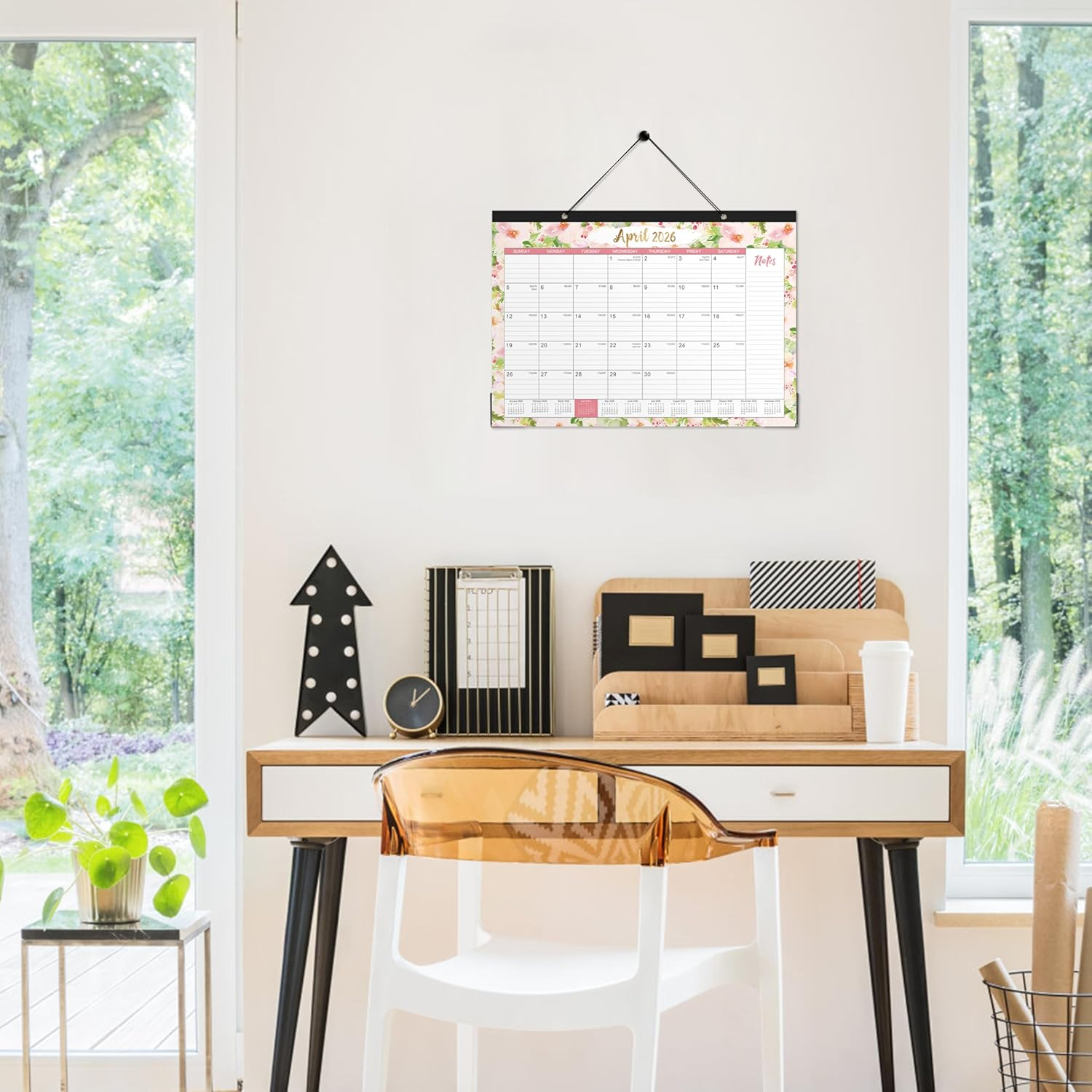 2026 Desk Calendar - Jan. 2026 - Dec. 2026, 12 Months Large Monthly Desk Calendar 2026, 17" X 12", Desk Pad, Large Ruled Blocks, To-Do List & Notes, Best Desk/Wall Calendar for Planning and Organizing image number 6