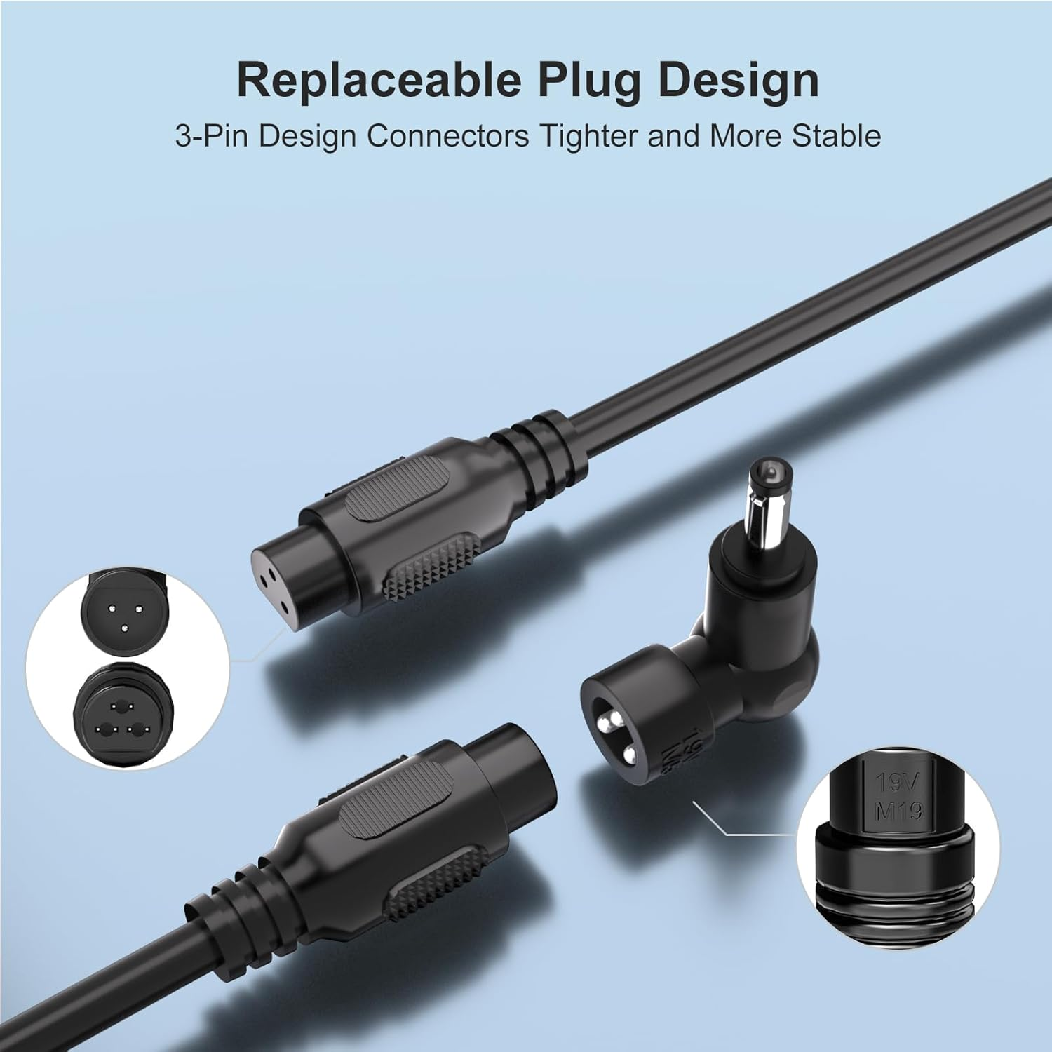 PD90W Universal Laptop Charger 15V 16V 18.5V 19V 19.5V 20V Power Supply AC Adapter, for Lenovo IBM HP Gateway ASUS Acer Dell Samsung Sony Fujitsu Toshiba JBL LCD LG Series Power Cord with 14 Chargin image number 4