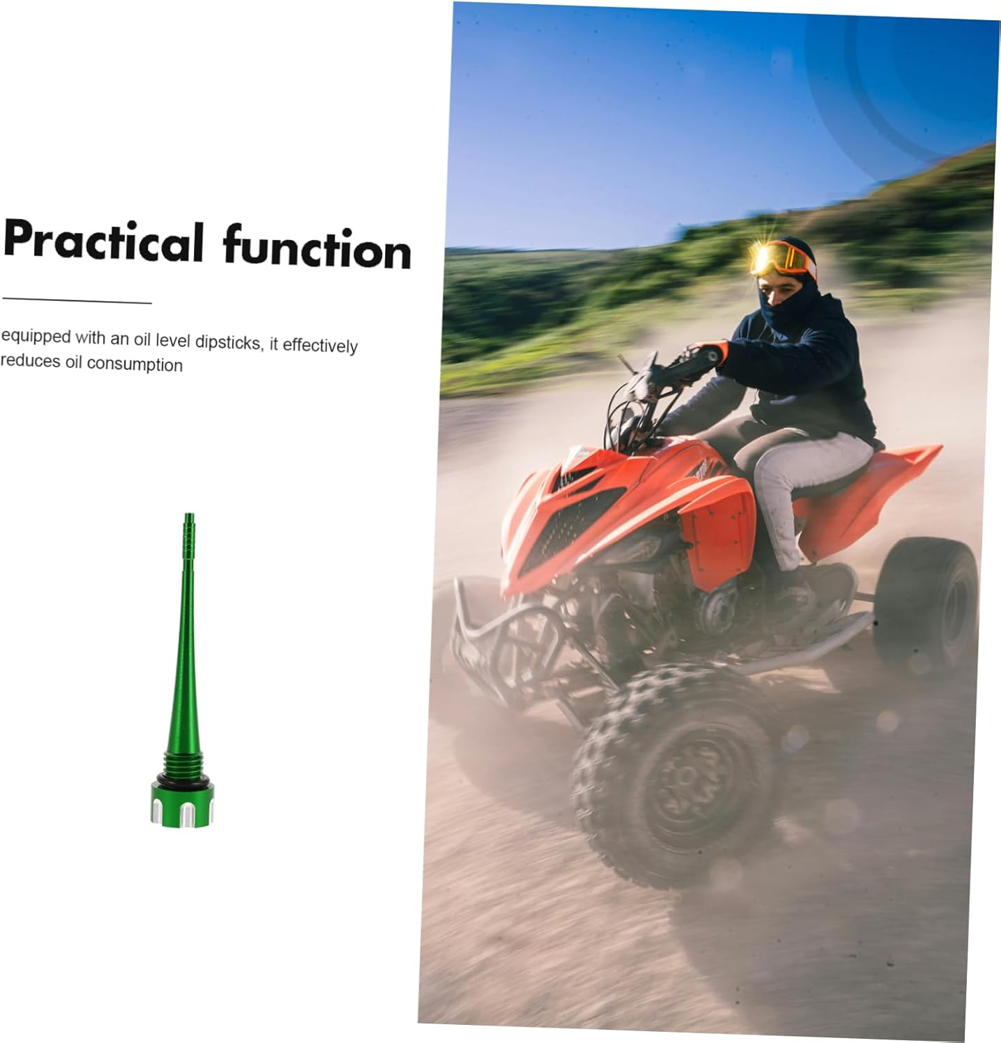 GANAZONO Magnetic Oil Dipstick Engine Oil Level Measurement for Car Vehicle Automotive Car Rod Inspection Transmission Tool image number 3