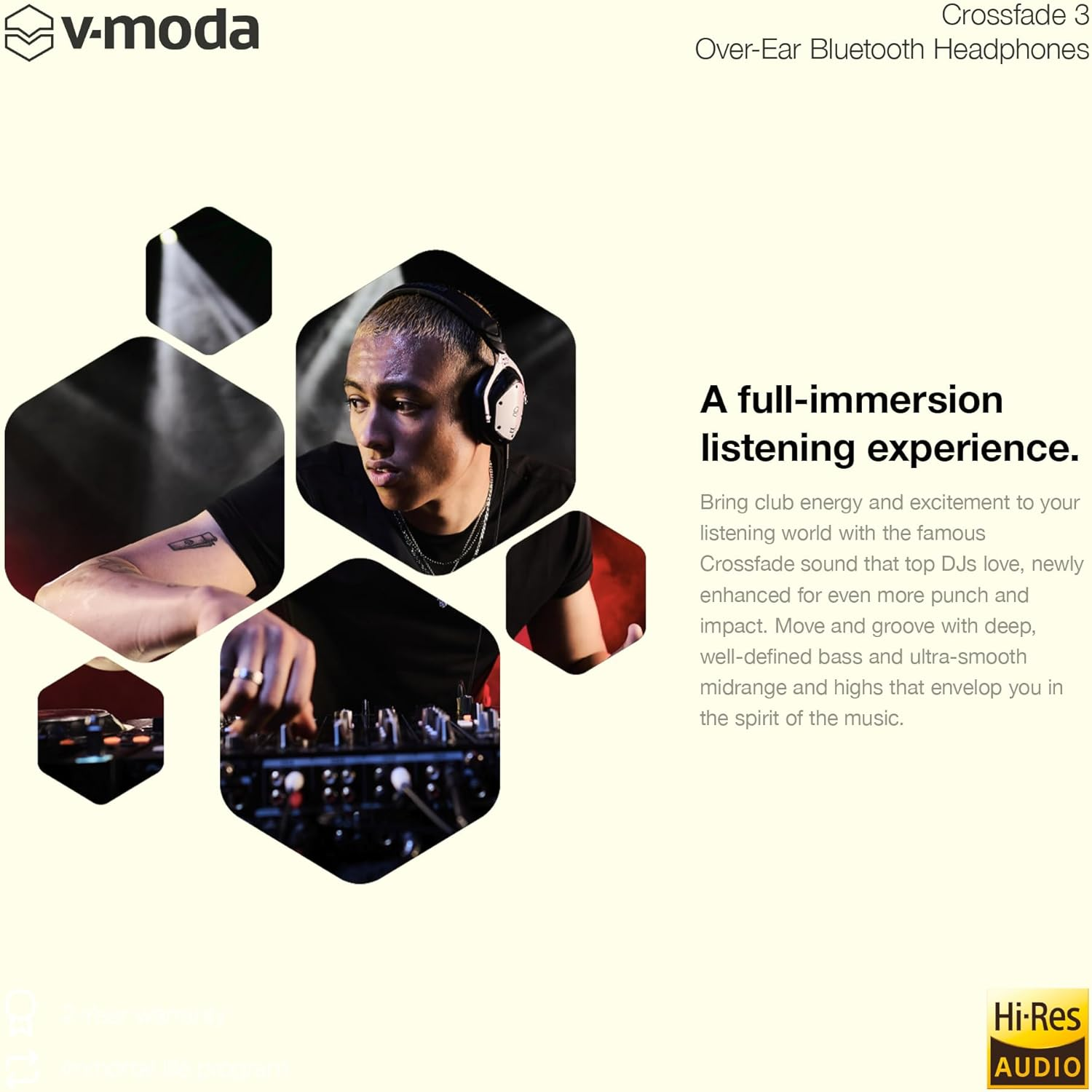 Crossfade 3 Wireless Headphones Gun Metal/Black image number 2