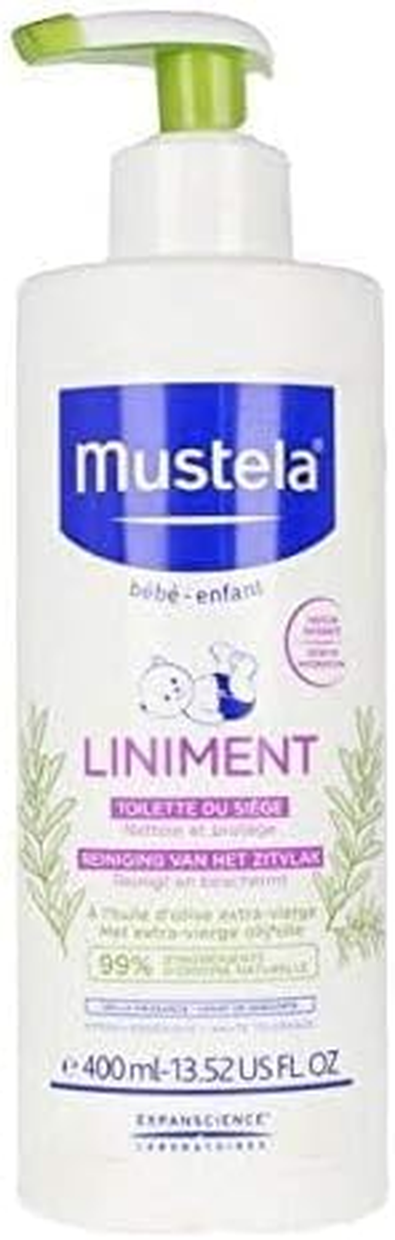 Mustela Baby Skin Protectant Cleanser, Newborn, Infant, Liquid, Protective Barrier