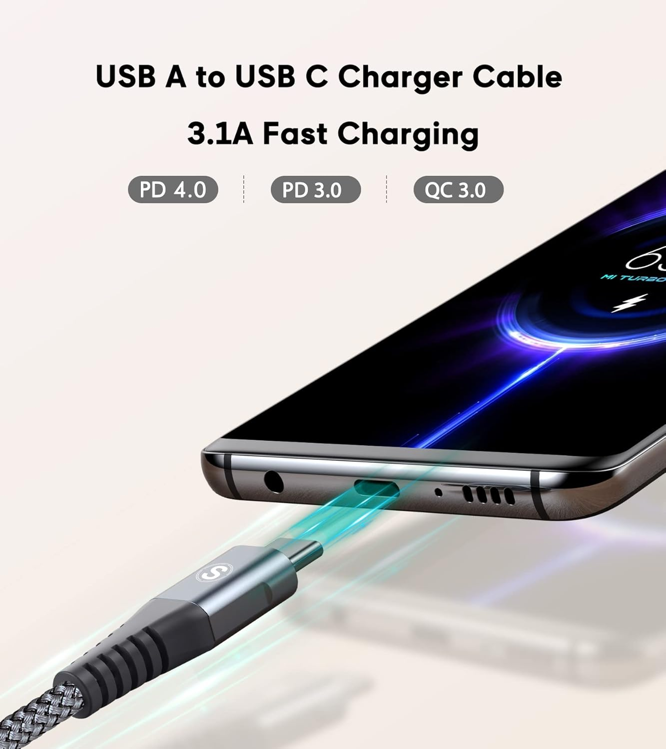USB C Cable [ 3M+2M+1M,3Pack ] MAXGROUP USB-A to USB-C 3.1A Fast Charging Type C Cable for Iphone 17 16 15 Pro Max plus Air, Samsung Galaxy S25/S24/S23/S22/S21/S20, Note,Sony, Huawei, Google Pixel image number 1
