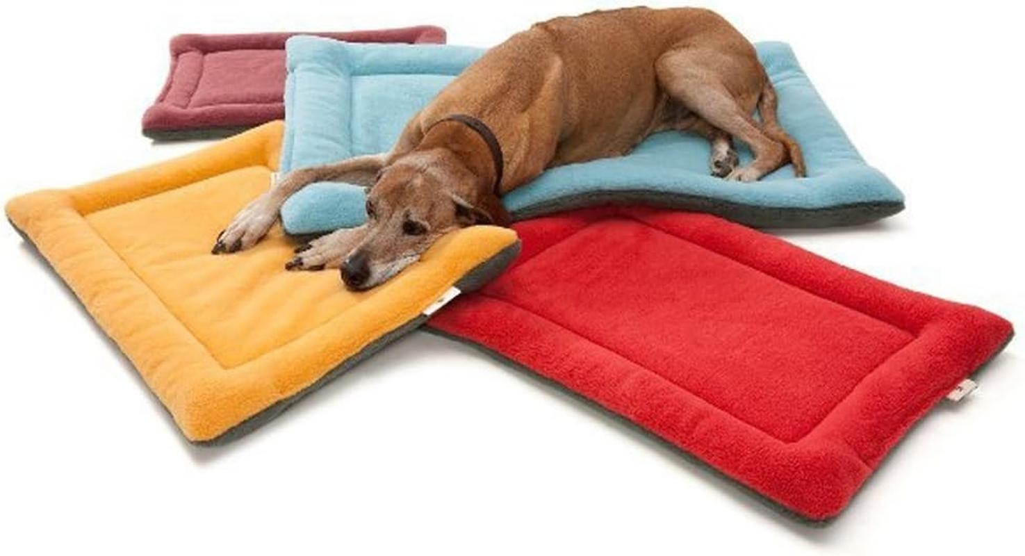 Vivi Bear 5 Sizes Soft Fleece Winter Warm Dogs Sleeping Mat Bed, Floor Sleeping Bed Suitable for Small, Medium and Large Dogs, Gray (L (35 X 22 X 1.5 Inch)) image number 1