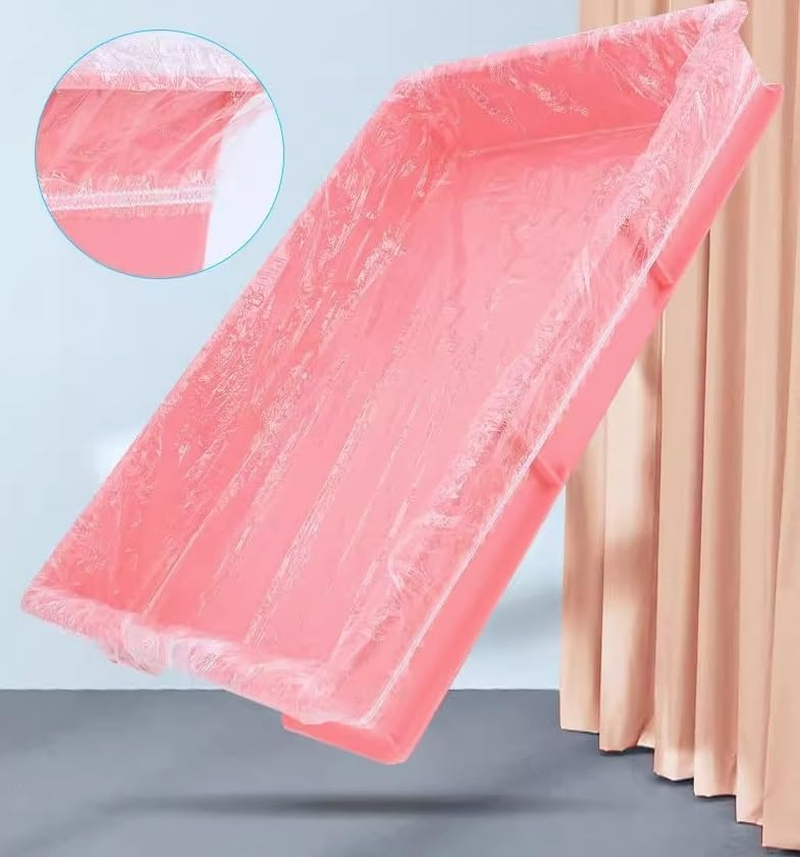 50 X Disposable Cage Liners for Small Animals Cage Liners Guinea Pig Rabbits Bedding Waste & Litter Pan Bags, Plastic Bunny Cage Mat Film image number 1