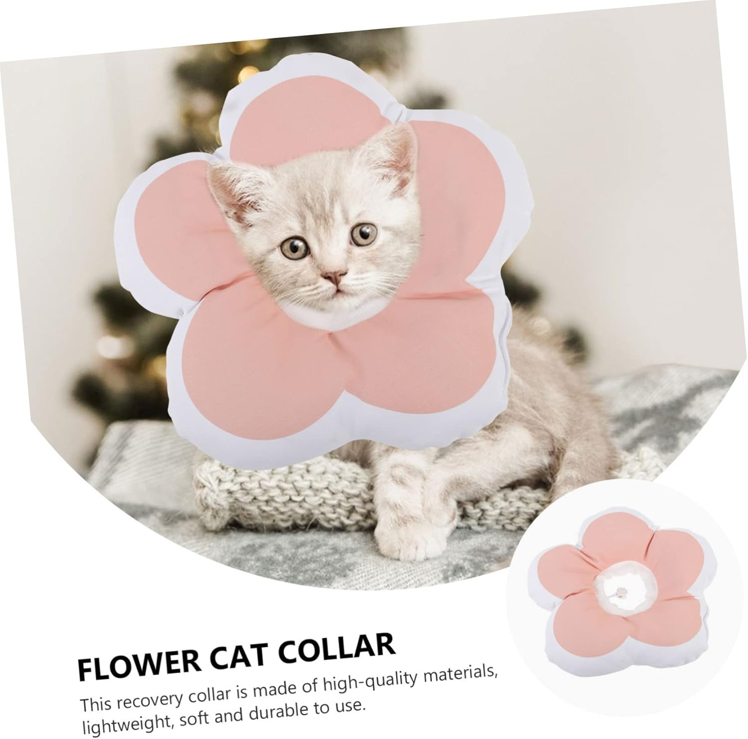 POPETPOP Practical Cat Collar Scratch Neck for Soft Protective Collar for Cats and Dogs