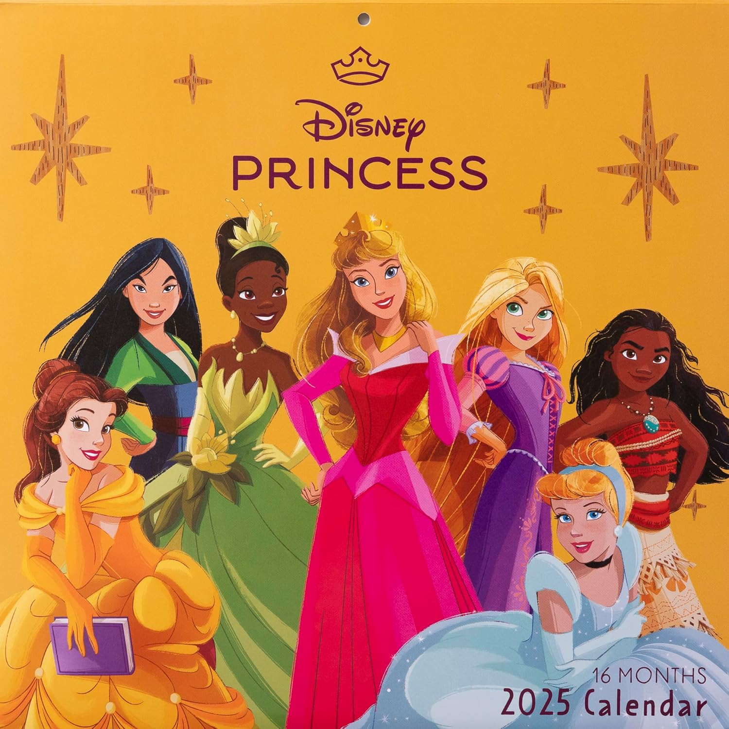 Calendario 30X30 Disney Princess 2025 Pyramid image number 1