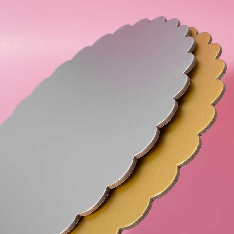 Papyrus Scalloped Cake Board, Gold, 10-Inch Board Diameter image number 3