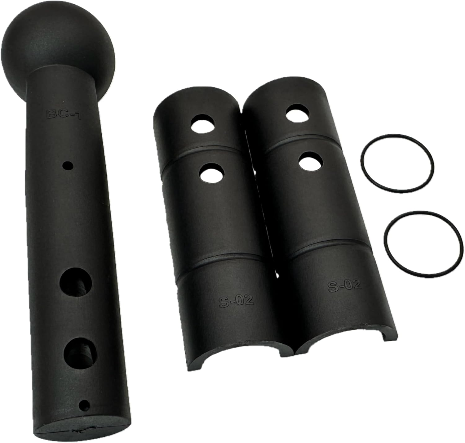 Ball Head Flex Connector for Chariot Bicycle Trailers Child Carrier Axle Mount Ball Cup Replacement Part - Ball + Sleeves image number 4