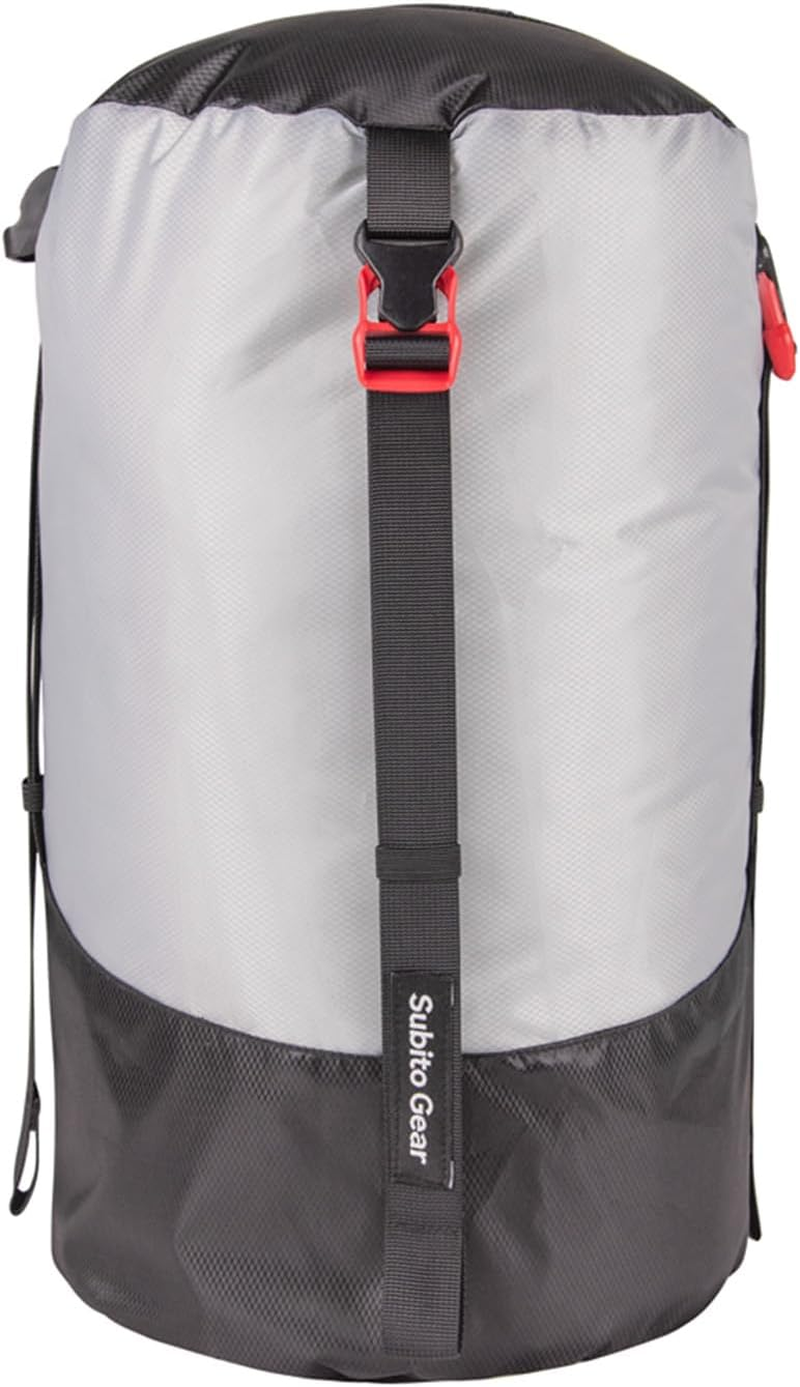 Aomiun Compression Stuff Sack Polyester Compression Bag Tear-Resistant Sleeping Bag Compression Sack 2L/6L/8L/18L/25L for Camping Hiking Backpacking