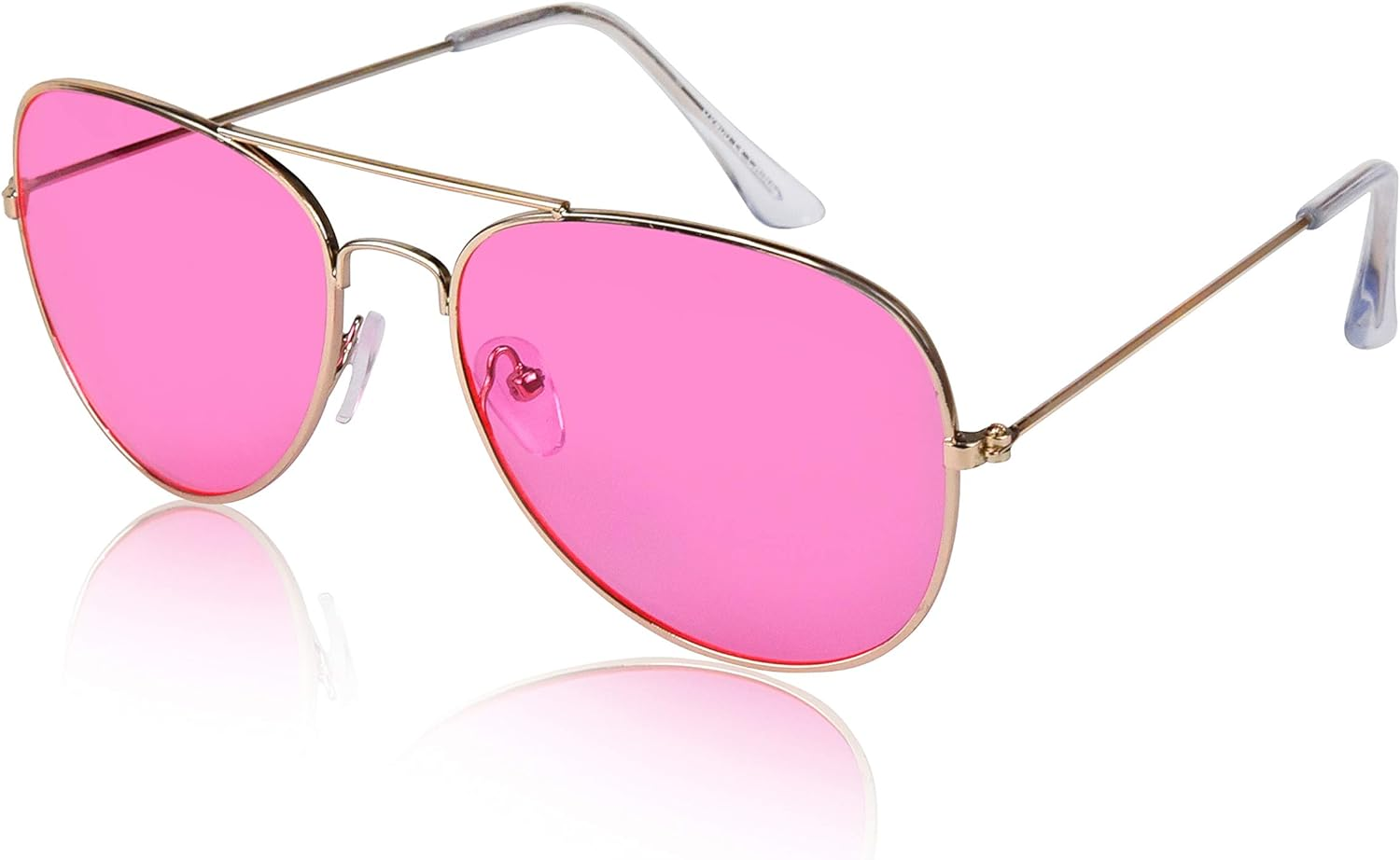 Sunny Pro Aviator Sunglasses Colored Tinted Lens Glasses Metal UV400 Protection