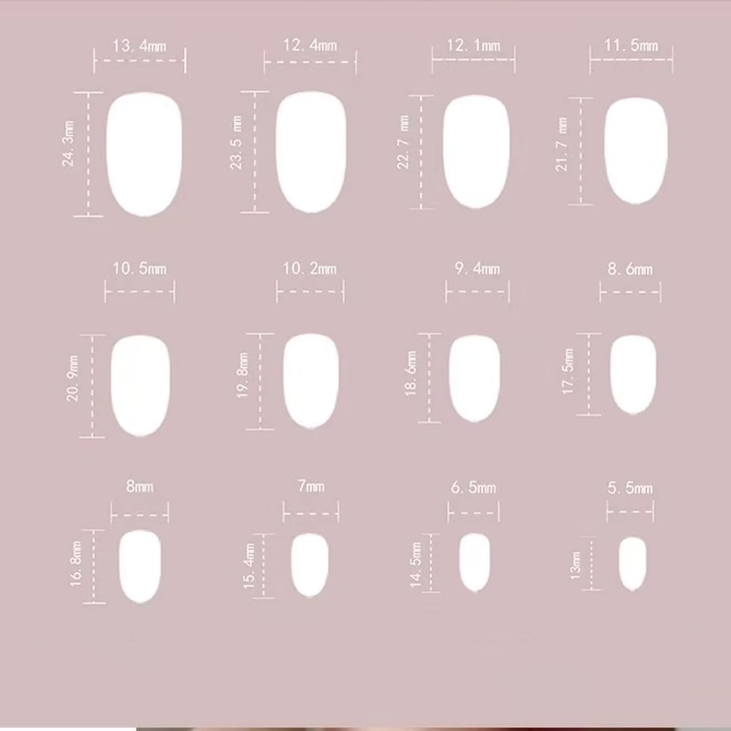 KAVI' S 24Pcs French Tip Stick on Nails Light Color Press on Nails Nude Pink Gradient Glitter Fake Nail Short Almond Acrylic False Nails Jerry Glue for Women Girls Nail Art image number 4