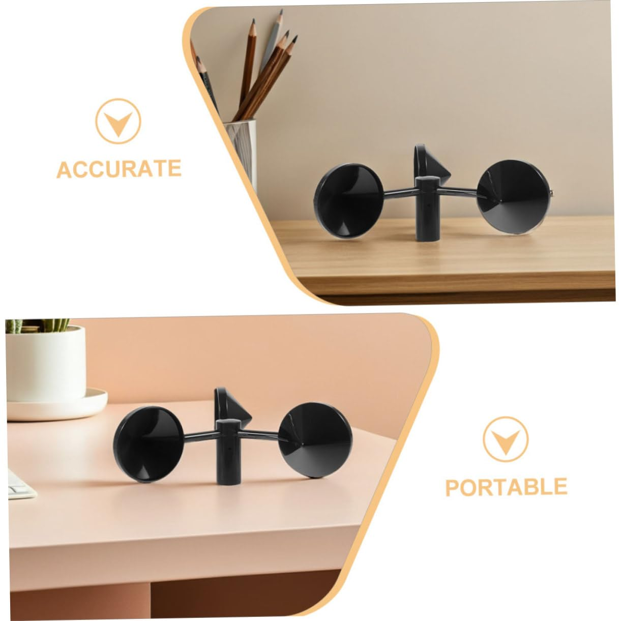 3Pcs Wind Speed Anemometer Cups Metal Replacement Accessories for Accurate Outdoor Wind Measurement Tool for Meteorological Observations image number 5