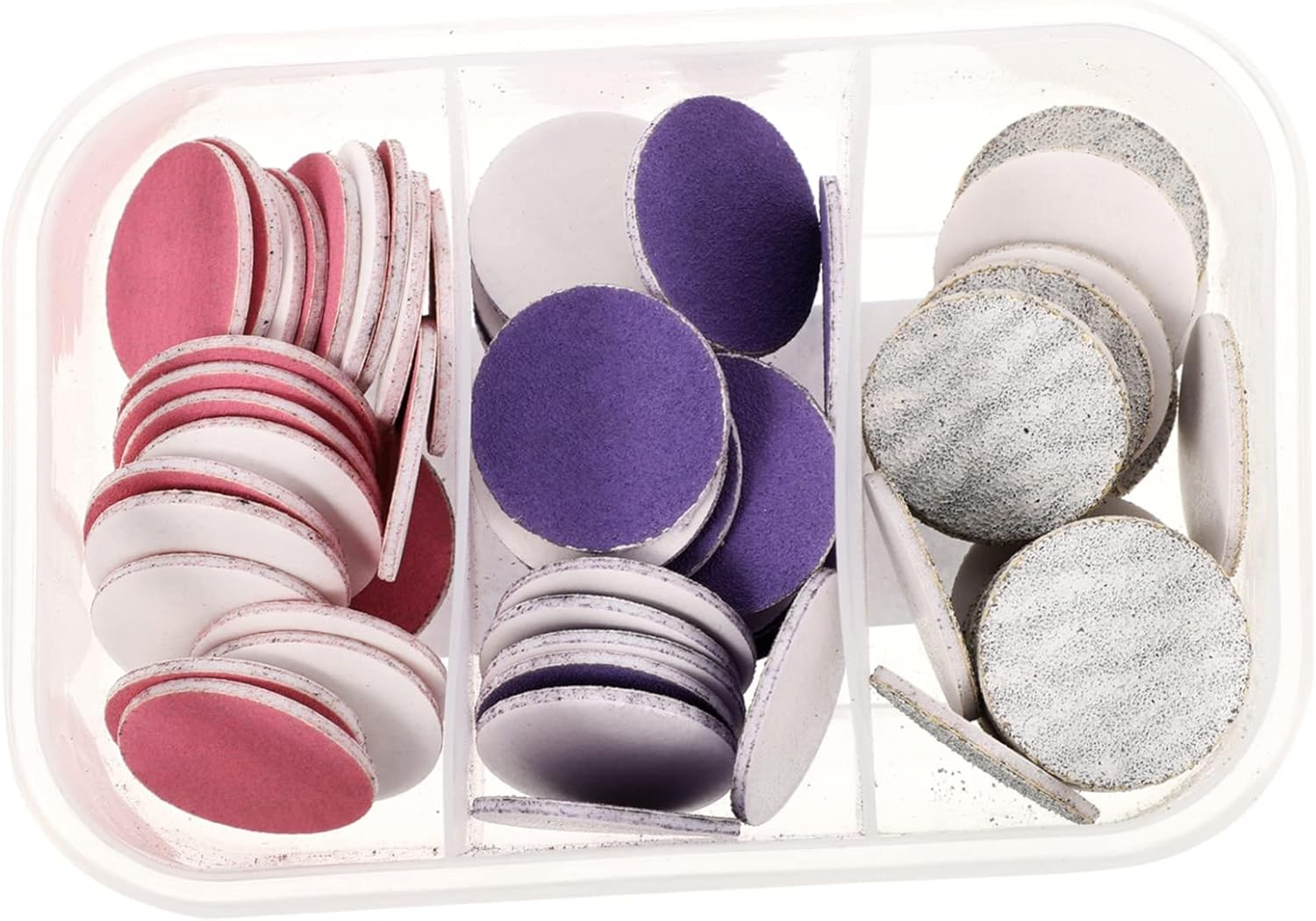 NOLITOY Sanding Discs for Foot File Electric Foot Callus Remover Pads 72Pcs Toe Callus Remover Discs Replaceable Sanding Pads for Professional Use image number 4