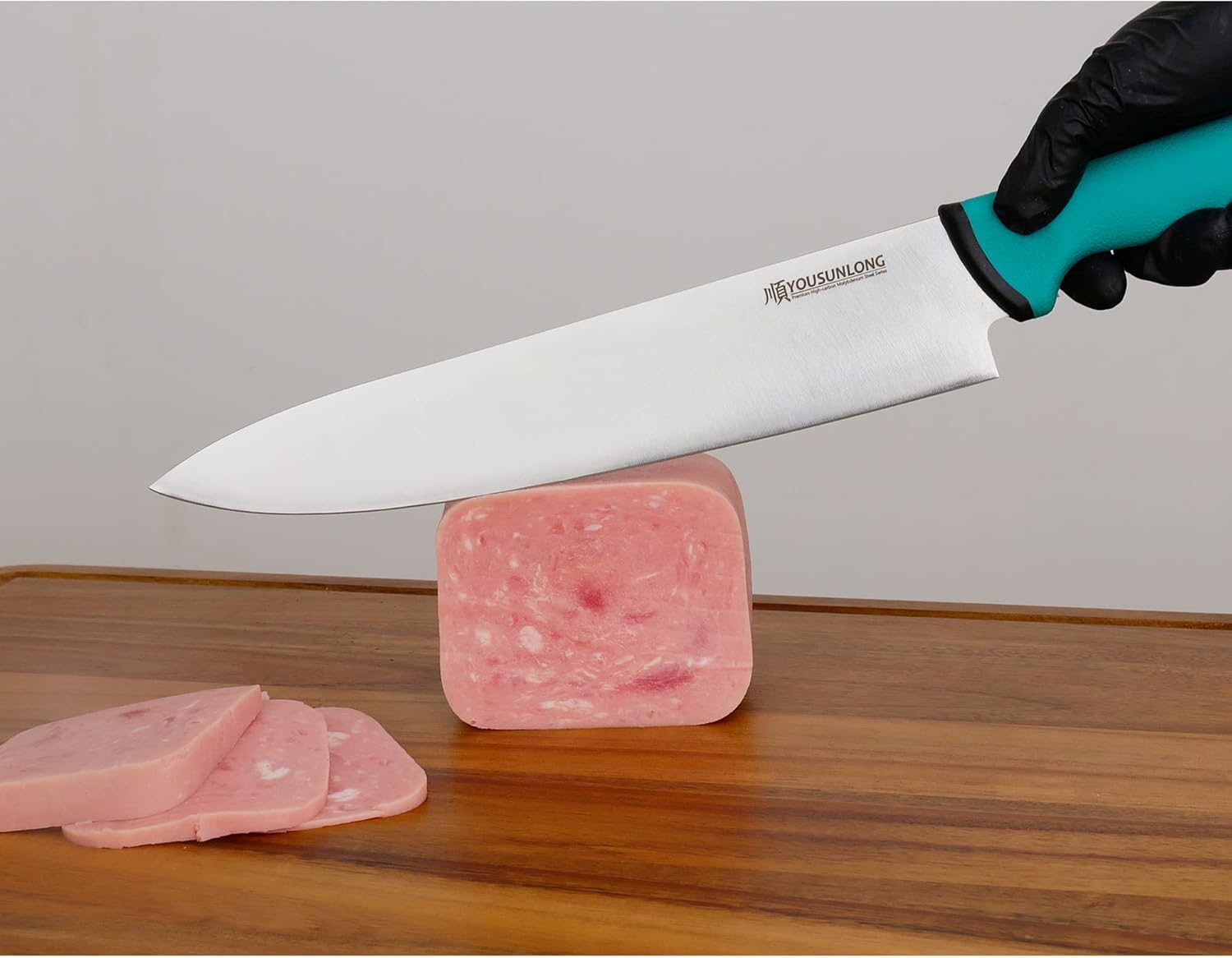 YOUSUNLONG Chef Knife - 10 Inch - Premium High-Carbon Molybdenum Steel Blade - Butchery Meat Processing Knife - Meat Cleaver Kitchen Knives - Ergonomic & Non-Slip Handle image number 3