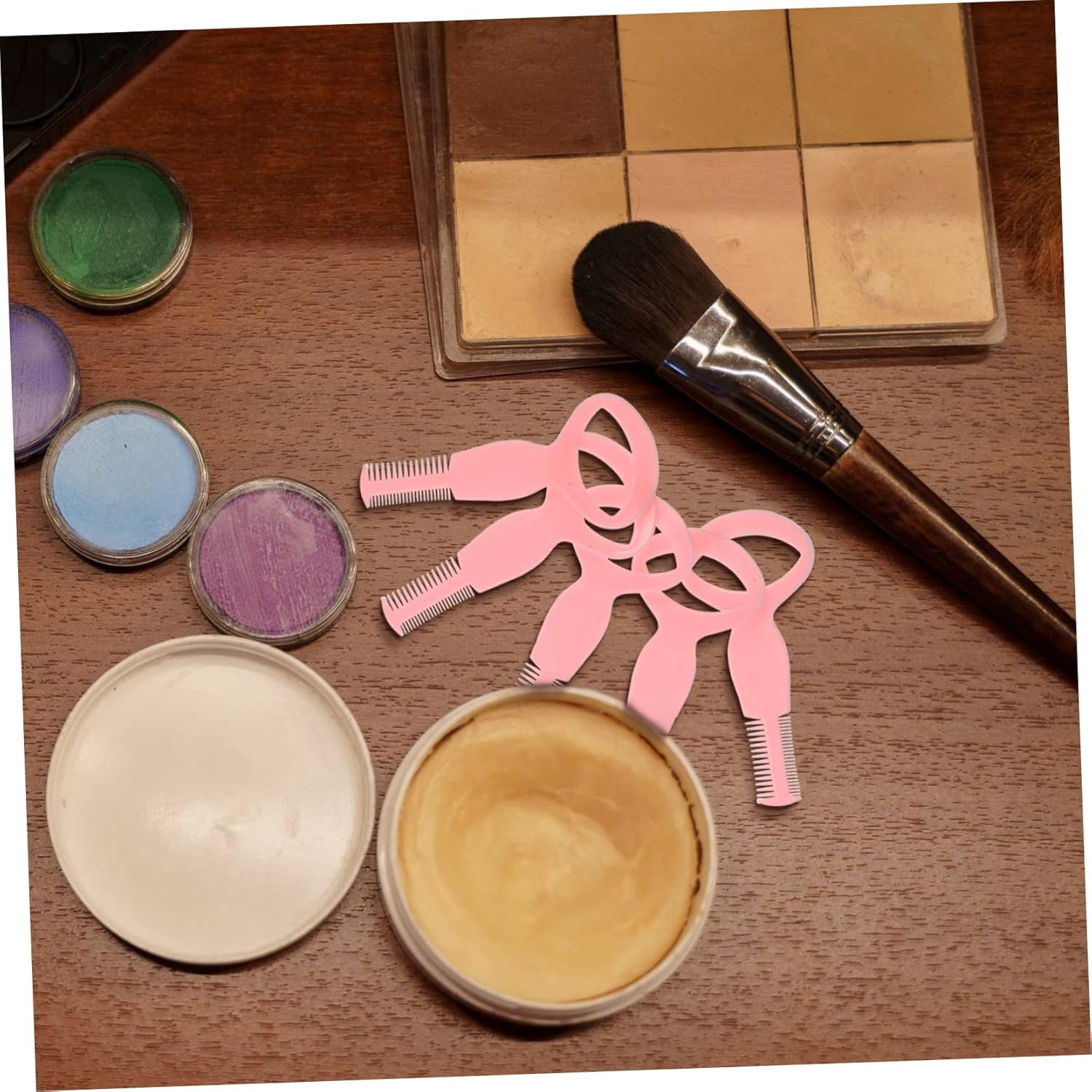 Baluue 20Pcs One Mascara Shield Applicator Eyelash Brush Makeup Tool for Mascara Declumper and Lash Tool Random Color image number 4