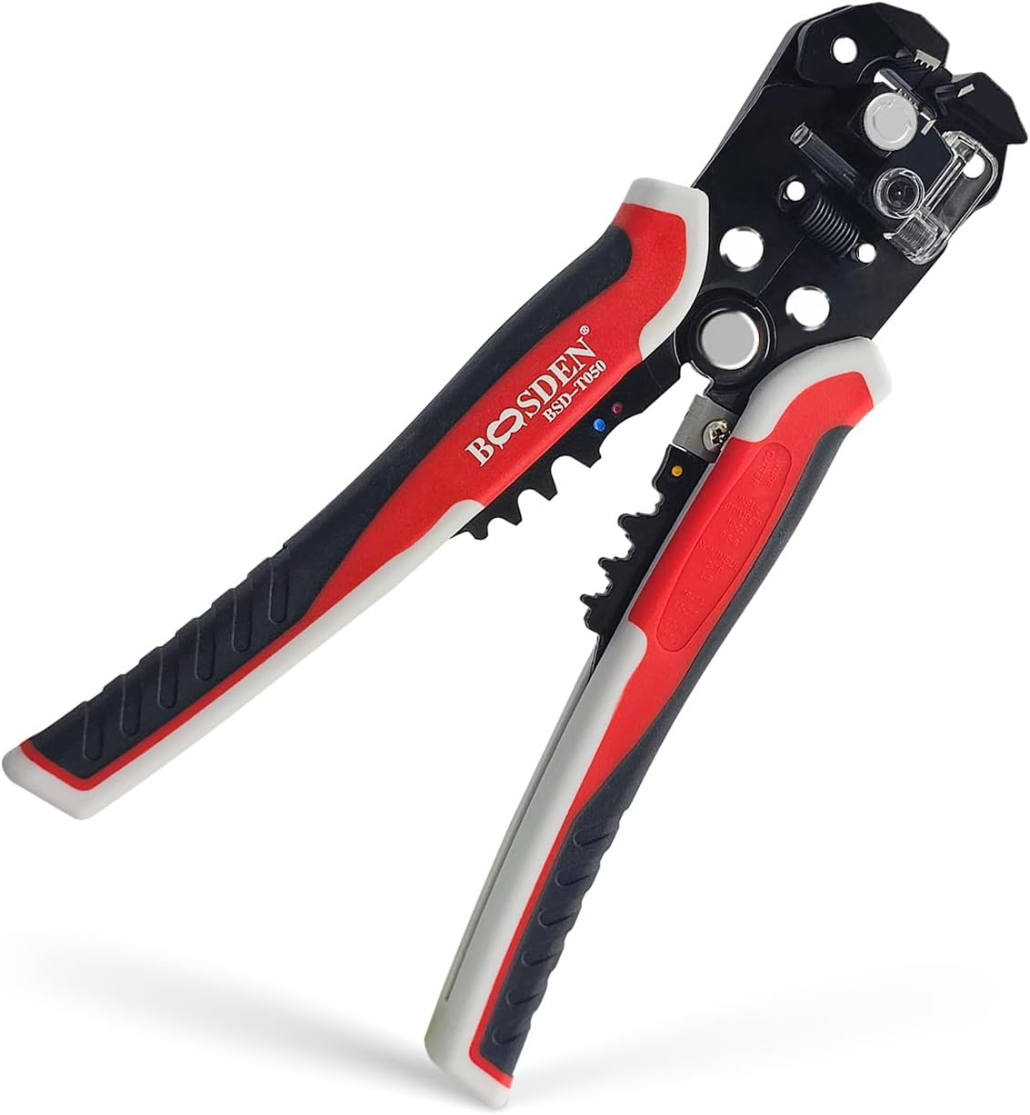 BOOSDEN Wire Stripper, Self Adjusting Universal Wire Stripper Tool, Automatic Wire Stripper and Crimping Tool, 3-In-1 Wire Stripper Pliers with Wire Cutter Crimper, 10-24 AWG Wire Strippers Electrical image number 1