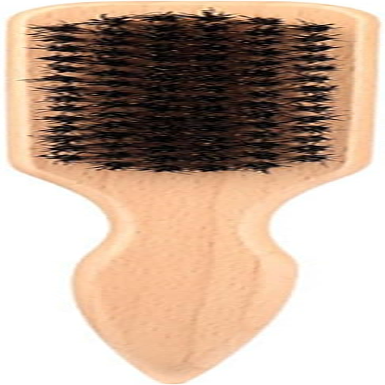 SYGELER Slick Back Hair Brush,Wild Boar Bristle Smoothing Brush for Hair & Beard, Styling Comb for Salon, Home Use, Hair Oil Distribution image number 2