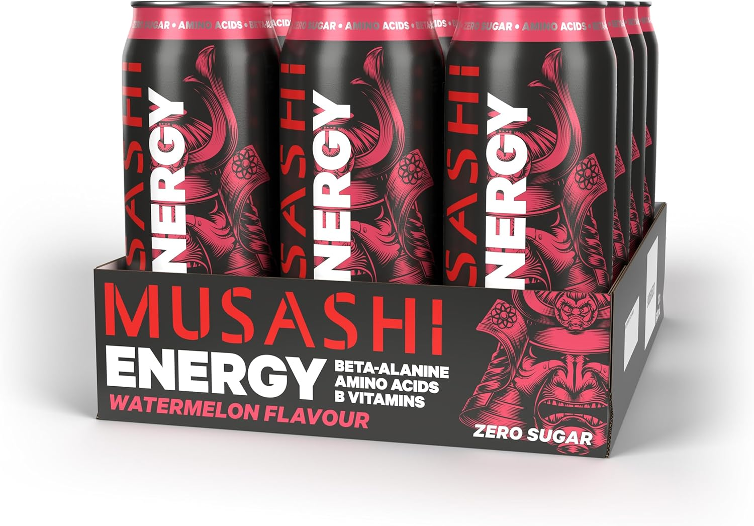 Musashi Watermelon Flavour Energy Drink 12 X 500Ml &ndash; Electrolyte-Infused Energy Drink for Active Lifestyles image number 2