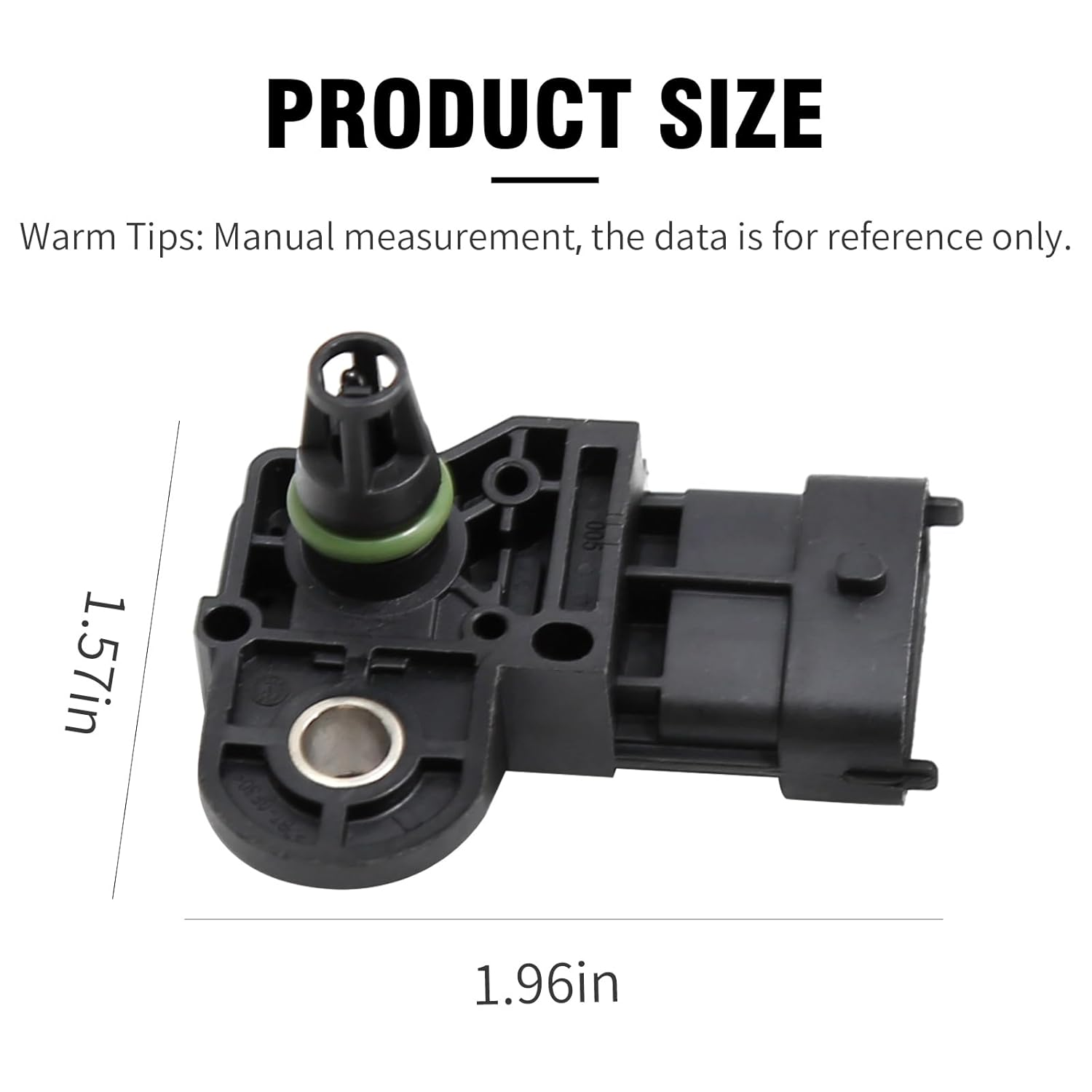 Saihisday 68211211AA MAP Sensor, Robust Manifold Absolute Pressure Sensor, Replacement for Jeep Grand Cherokee 2014-2018 Replacement for Ram 1500 2014-2018, Replaces 45962121F 46330273 image number 2