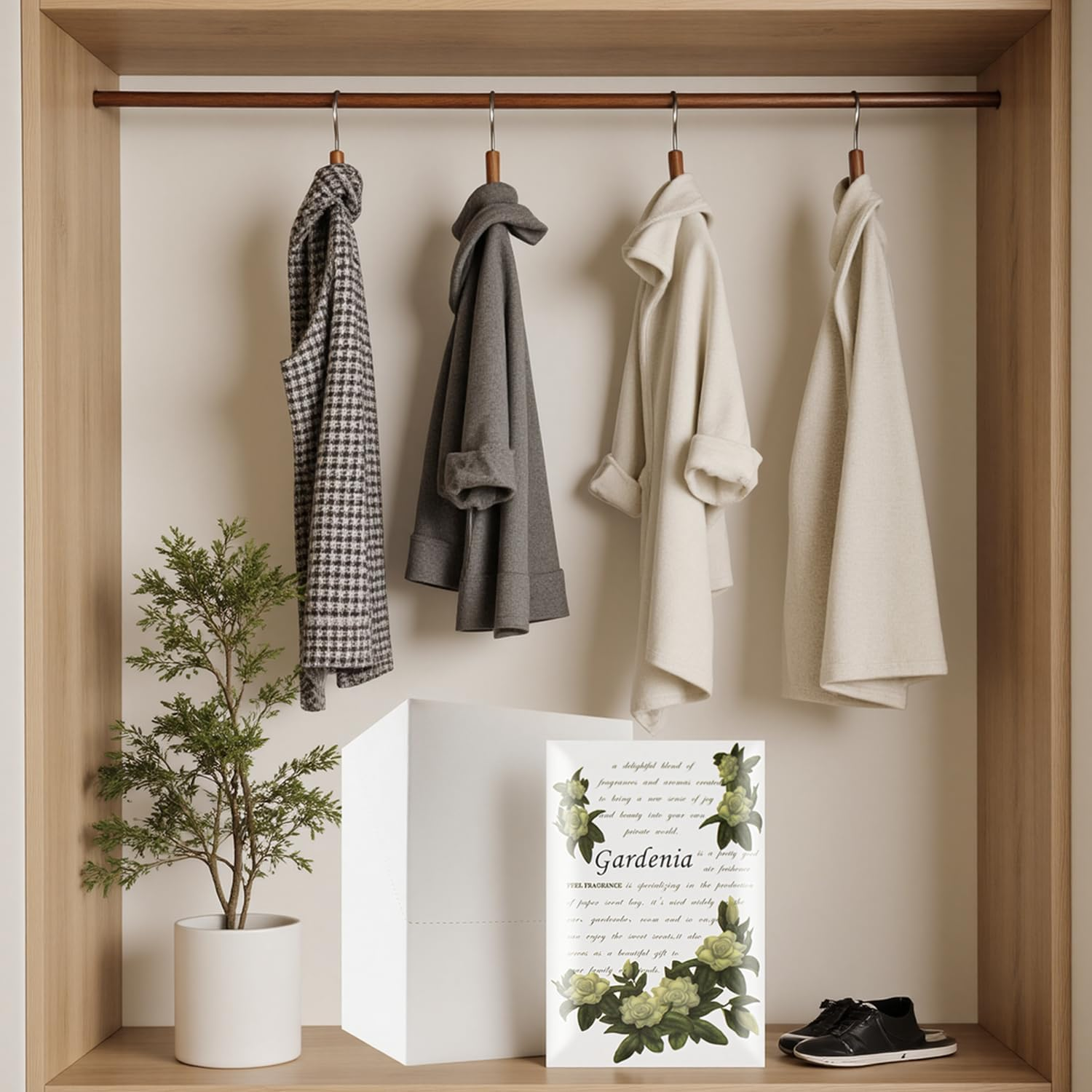 Scented Sachet for Drawers and Closets - Sachet Bags, Lot of 12 (Gardenia)