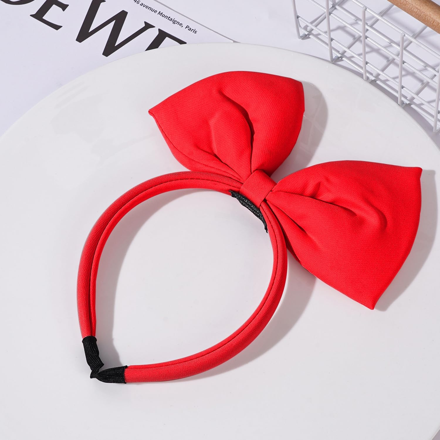 2 Pieces Red Bow Headband, Children'S Headband, Simple Cute Headband, Hairstyle Accessories, Clothing Accessories image number 3