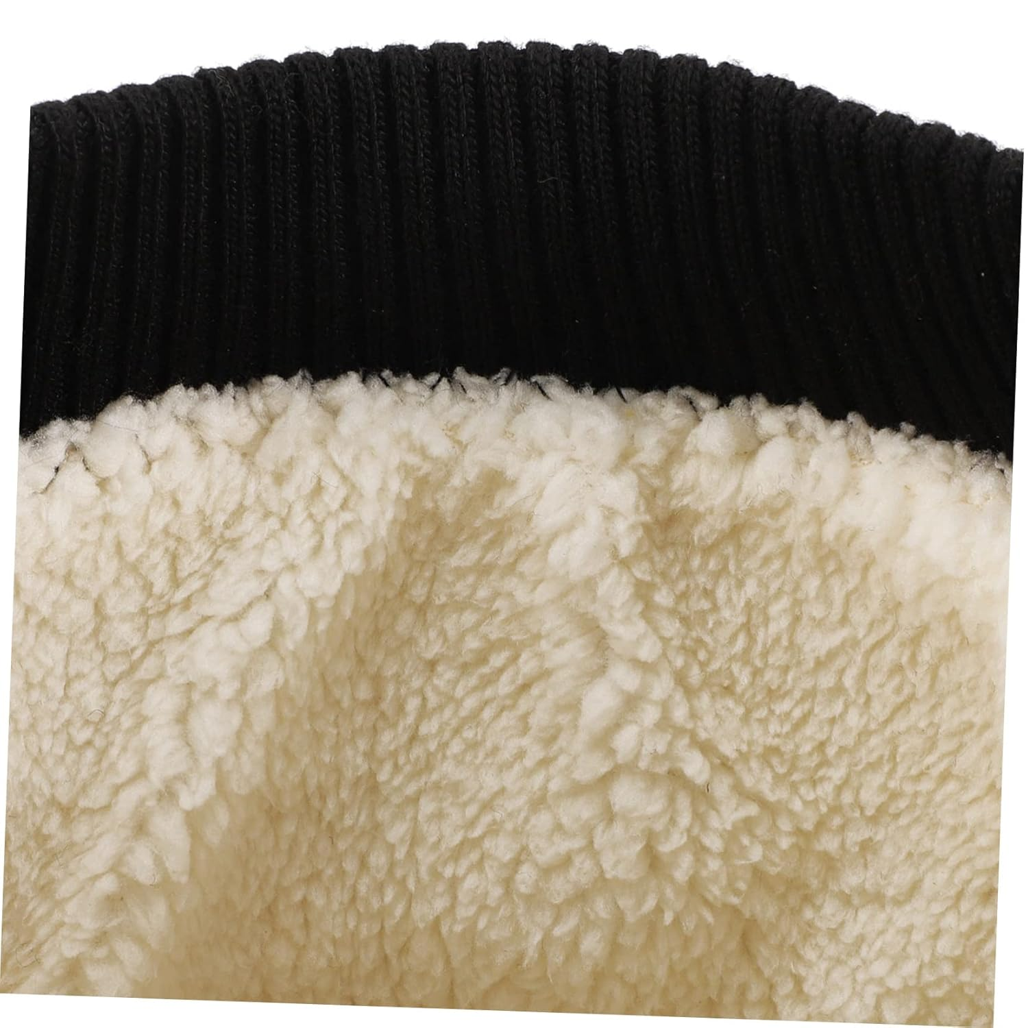 360&deg; Lambswool Waist Belt Winter Heated Waist Support Kidney Protector Thickened Thermal Belly Warmer for Men and Women Black image number 5