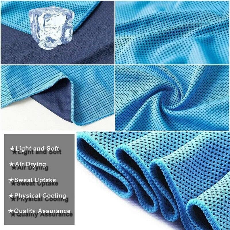 Instant Cooling Towel Gym Sport Golf Exercise Jog Cycling Outdoor Ice Cold Scarf Reusable Towel for Active Lifestyles image number 5