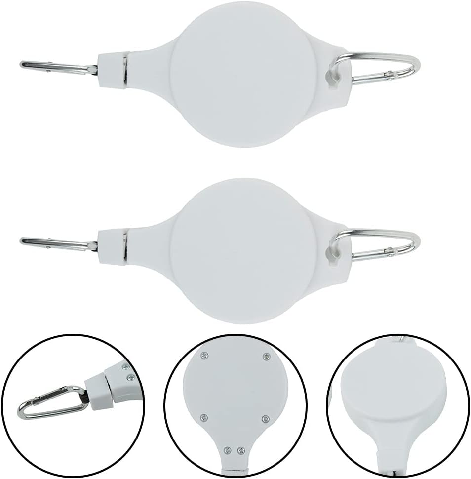 Retractable Plant Pulley Flower Basket Hook,Adjustable Telescopic Hook for Hanging Basin Chlorophytum Flower Pot Birdcage - Home Gardening Decoration Supplies (4Pcs) image number 3