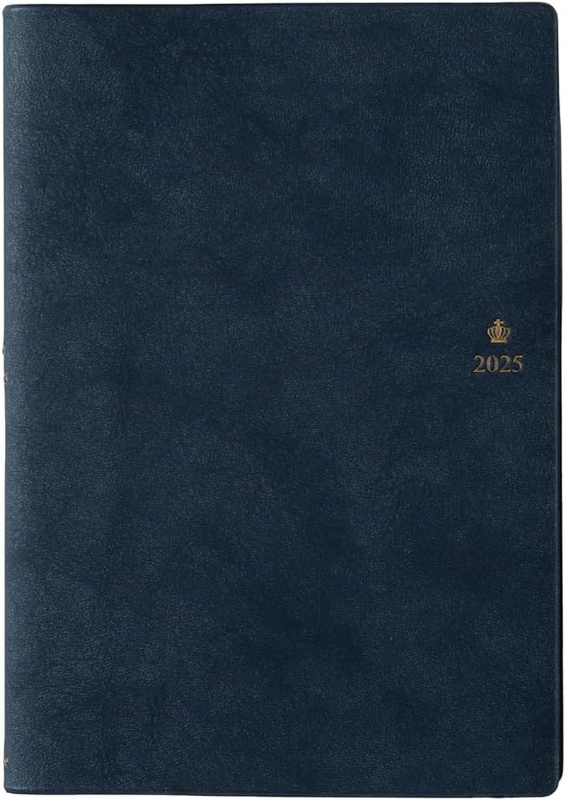 2242 King'S Branch X Peigem Weekly B6-I Vertical Monday (Rose Pink) - Navy (Weekly Vertical)