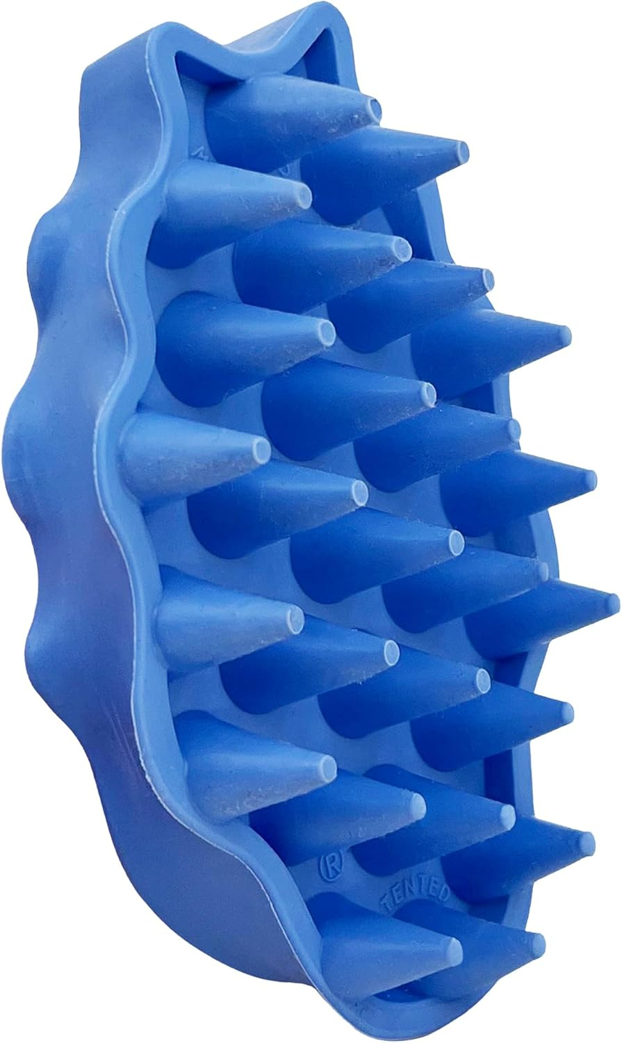 KONG - Zoom Groom Dog Brush, Groom and Massage While Removing Loose Hair and Dead Skin - Blue image number 3