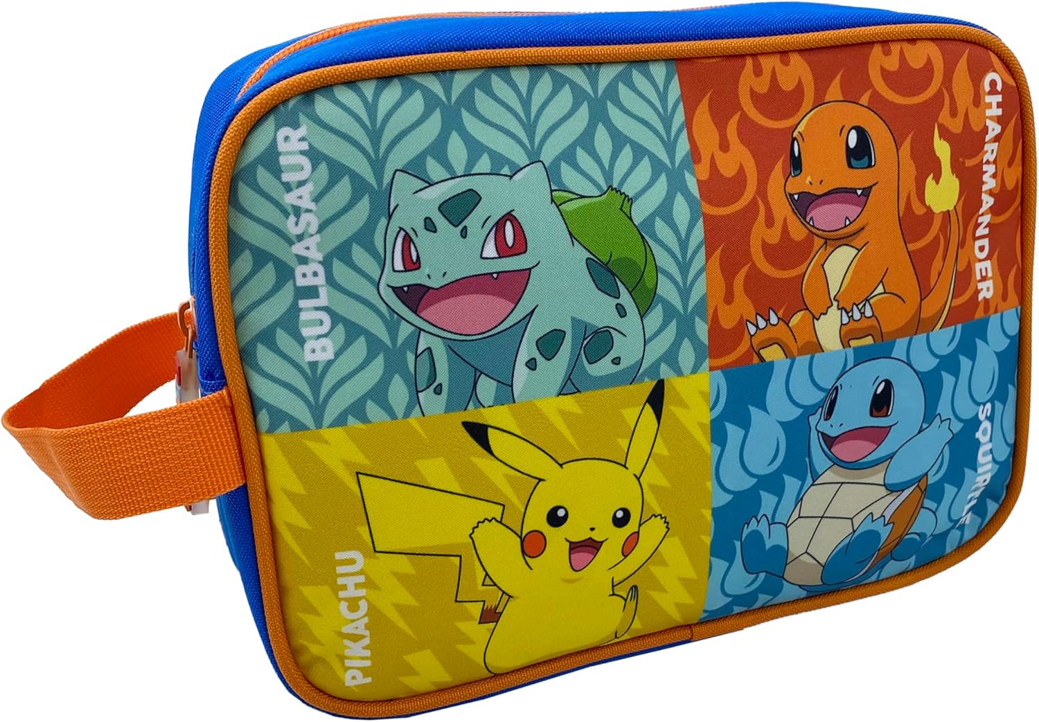 CYPBRANDS Pok&eacute;mon Kanto Starters Washbag Colourful Est&aacute;ndar Pok&eacute;mon Kanto Starters Wash Bag, Colourful, Est&aacute;ndar, Pok&eacute;mon Kanto Starters Toiletry Bag