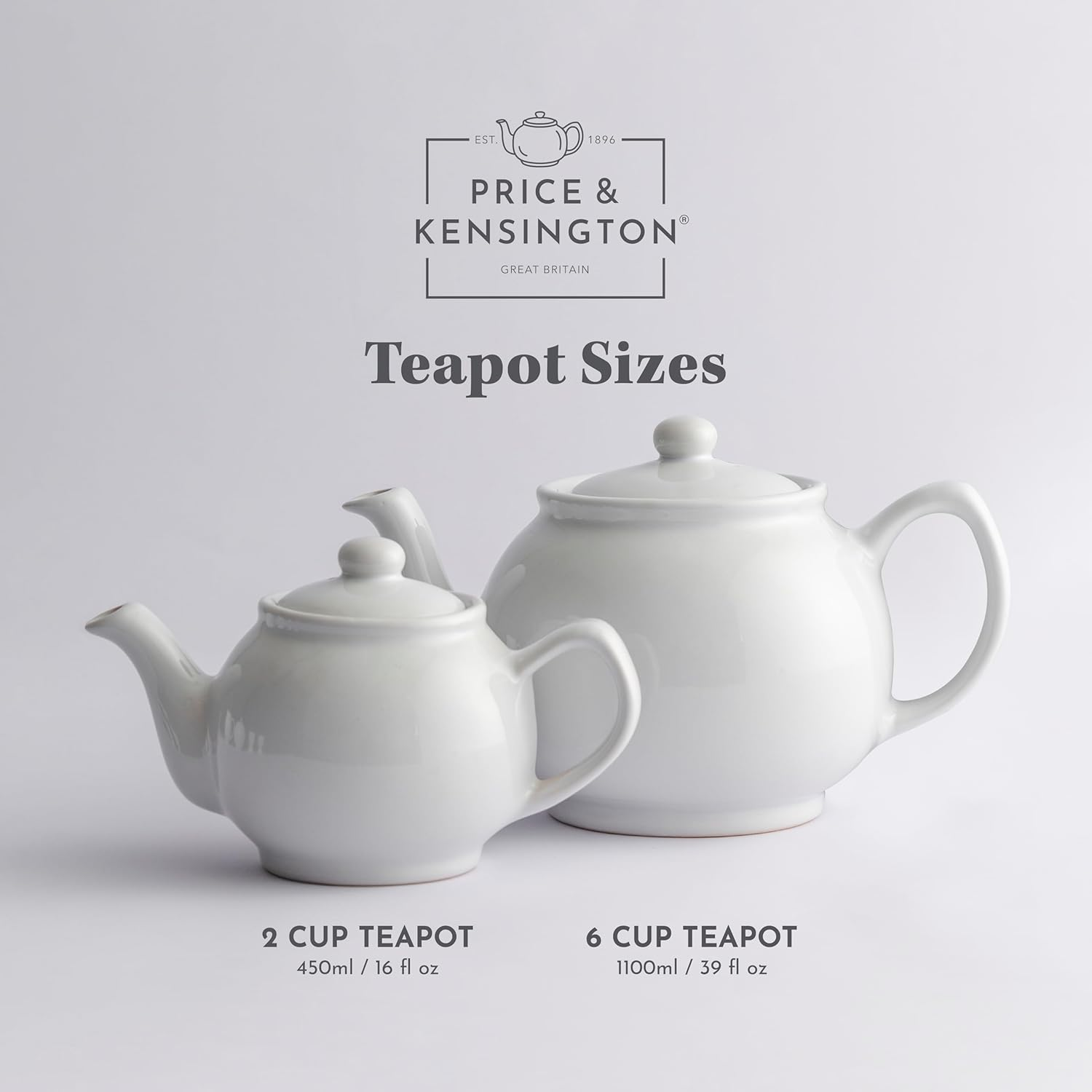 Price & Kensington Stoneware Teapot Black Gloss, 2 Cup (450Ml) image number 5