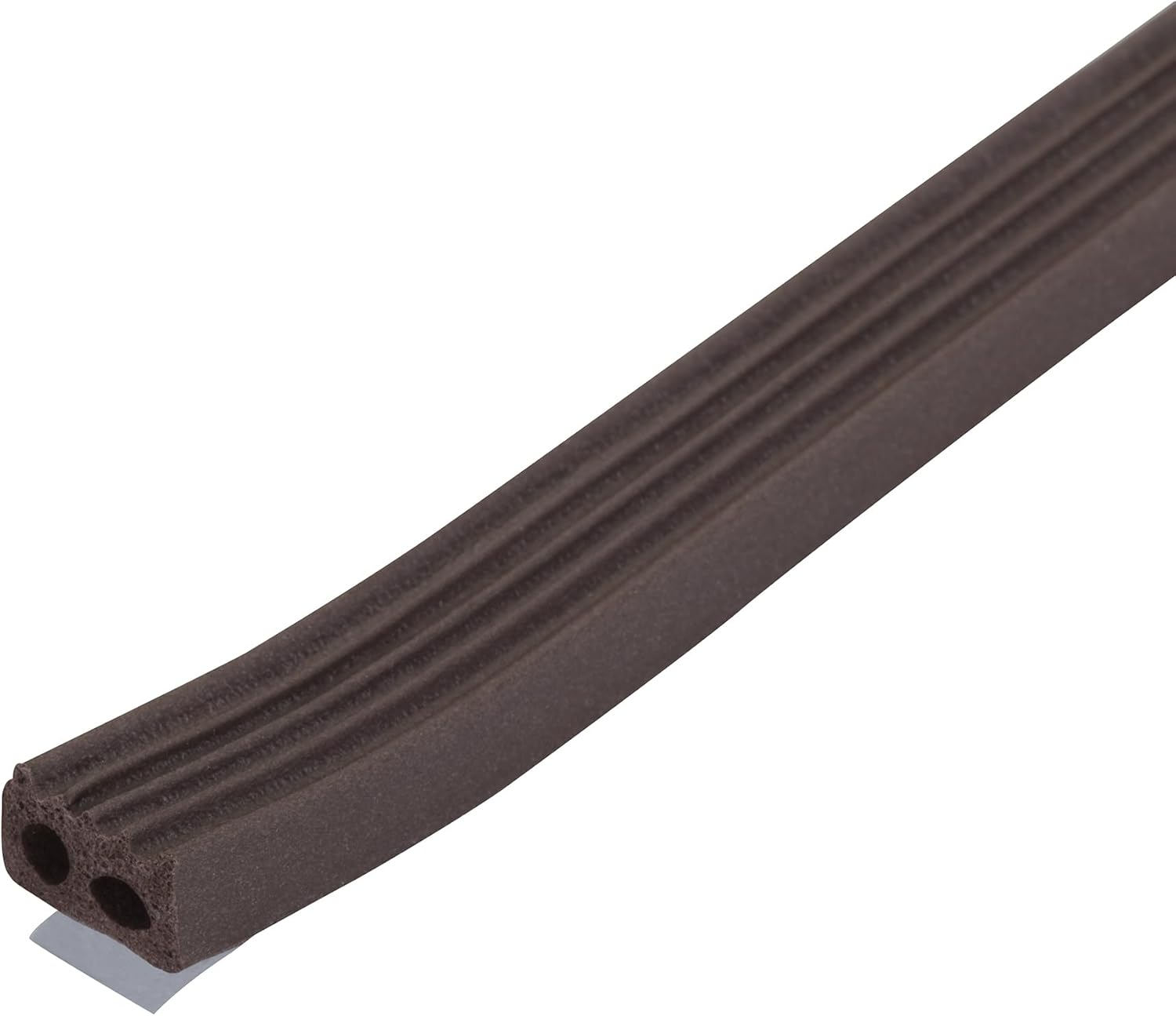 All Weather EPDM Rubber Weatherseal for Gaps 1/16-Inch to 1/8-Inch, White - MD Building Products 02618